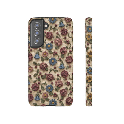 Crochet Flower Garden Tough Case