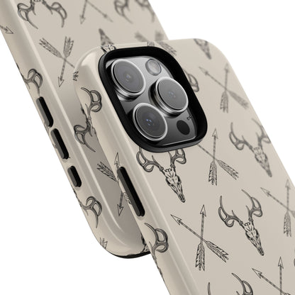 Deer Skull Arrows Tough Phone Case