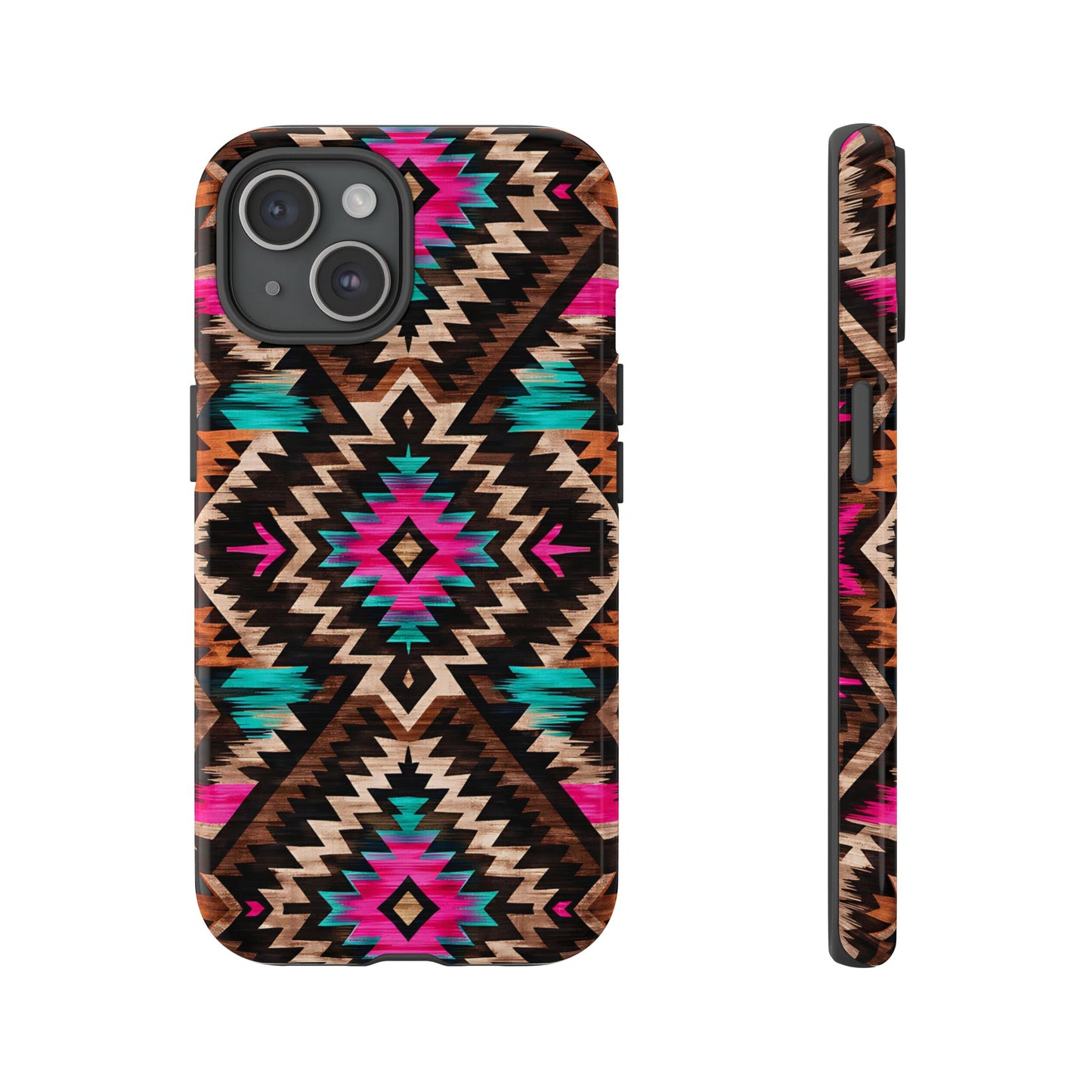 Neon Aztec Rug Tough Case