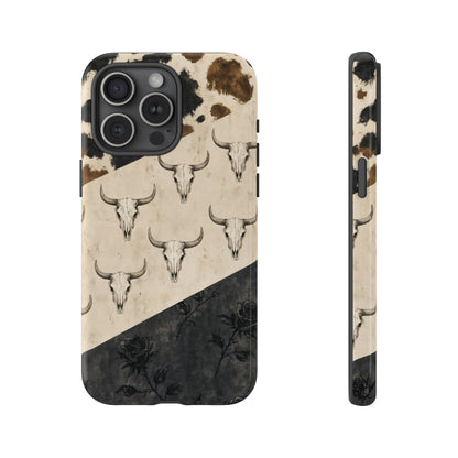 Bull Skull Rose Tough Case