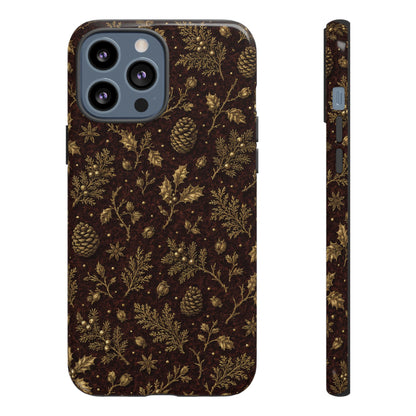 Brass Winter Botanicals Tough Case