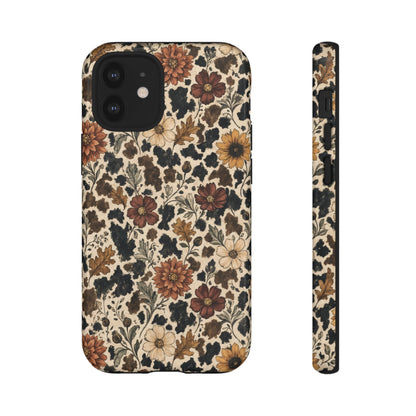 Autumn Cowhide Bloom Tough Case
