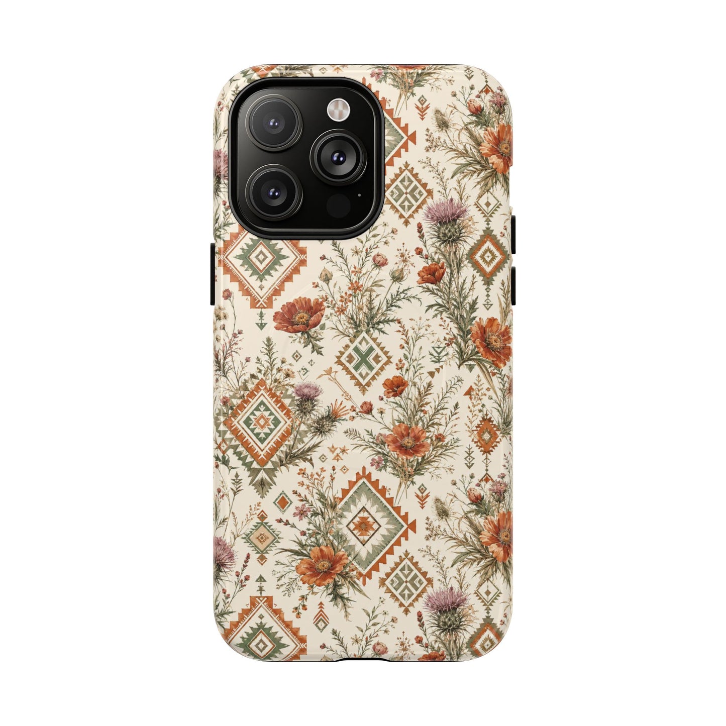Aztec Wildflowers Magnetic Case