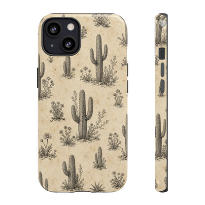 Cactus Sketch Tough Case