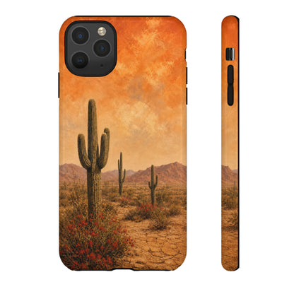 Sunset Cacti Tough Case
