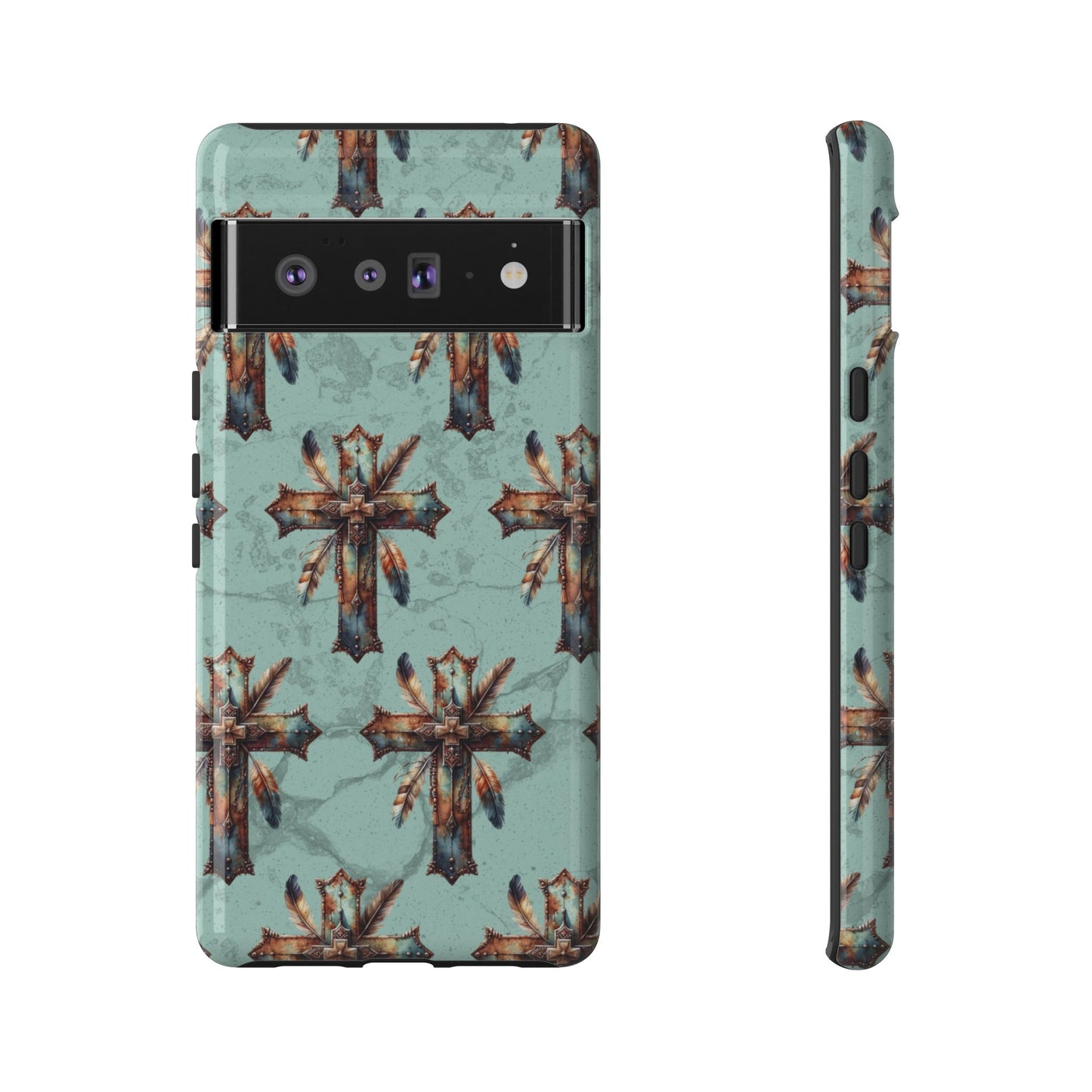 Crosses And Feathers Tough Case