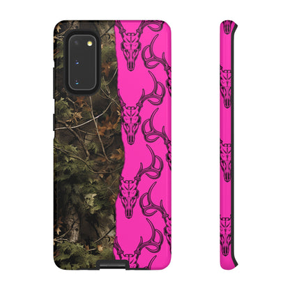 Camo Deer Skulls Pink Tough Case