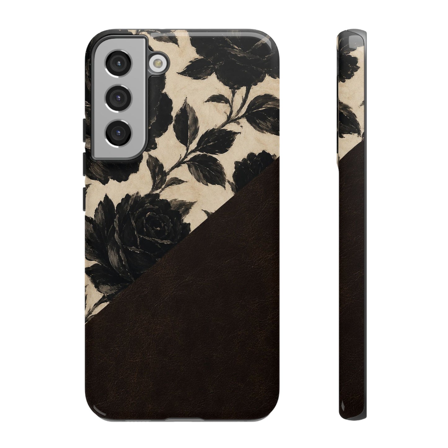 Rose Leather Tough Case