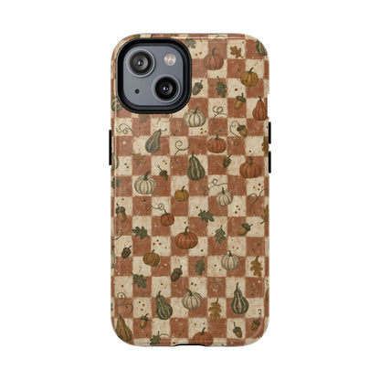 Pumpkin Checker Magnetic Case