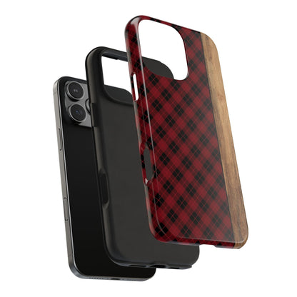 Red Plaid Phone Case