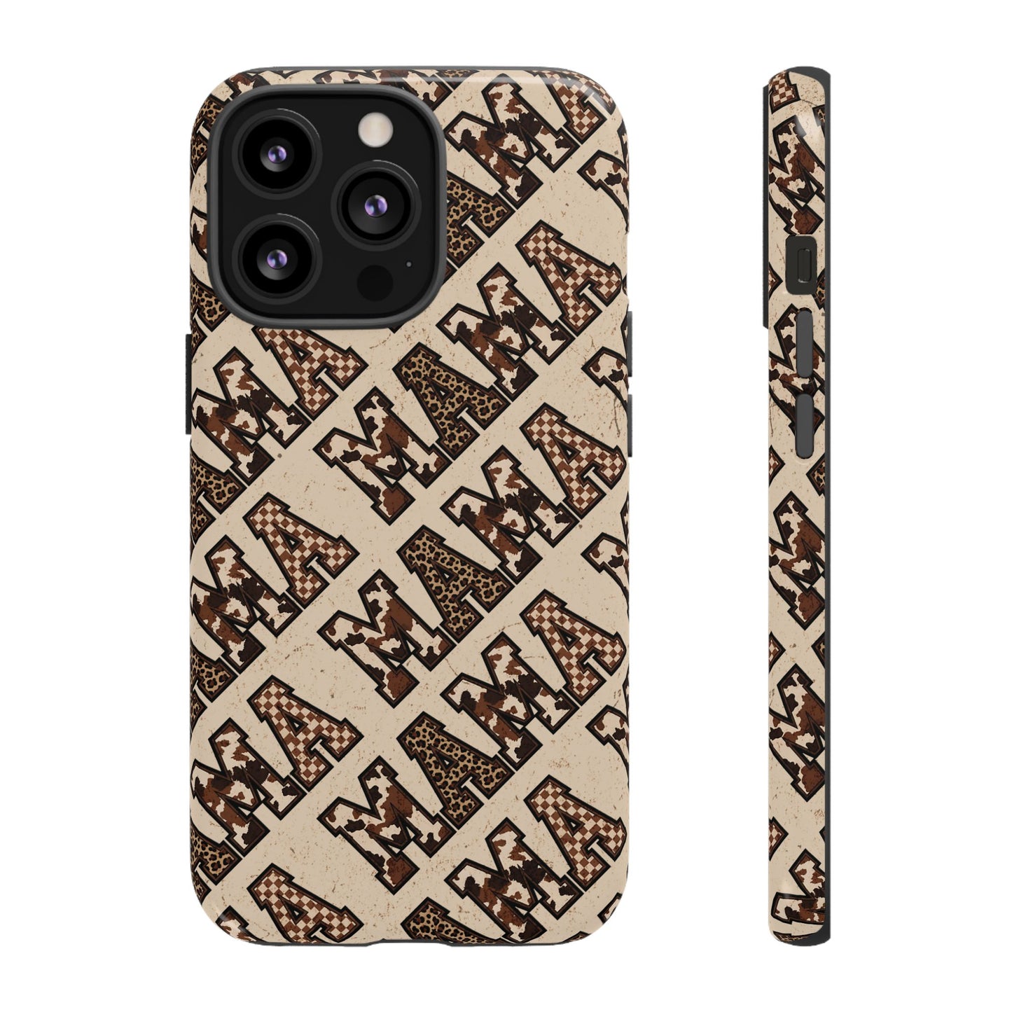 Grunge Cowhide Mama Tough Case