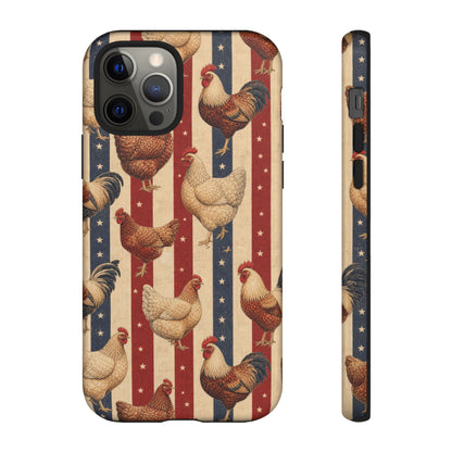 Chickens and Stripes Tough Case