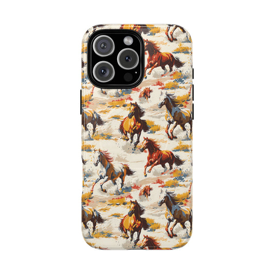 Painted Horses White Magnetic Case
