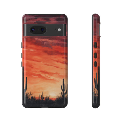 Desert Sunset Swaths Tough Case
