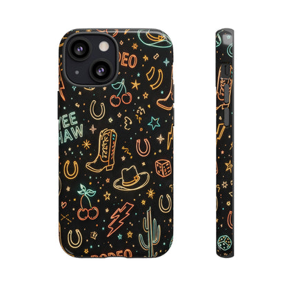 Retro Neon Rodeo Tough Case