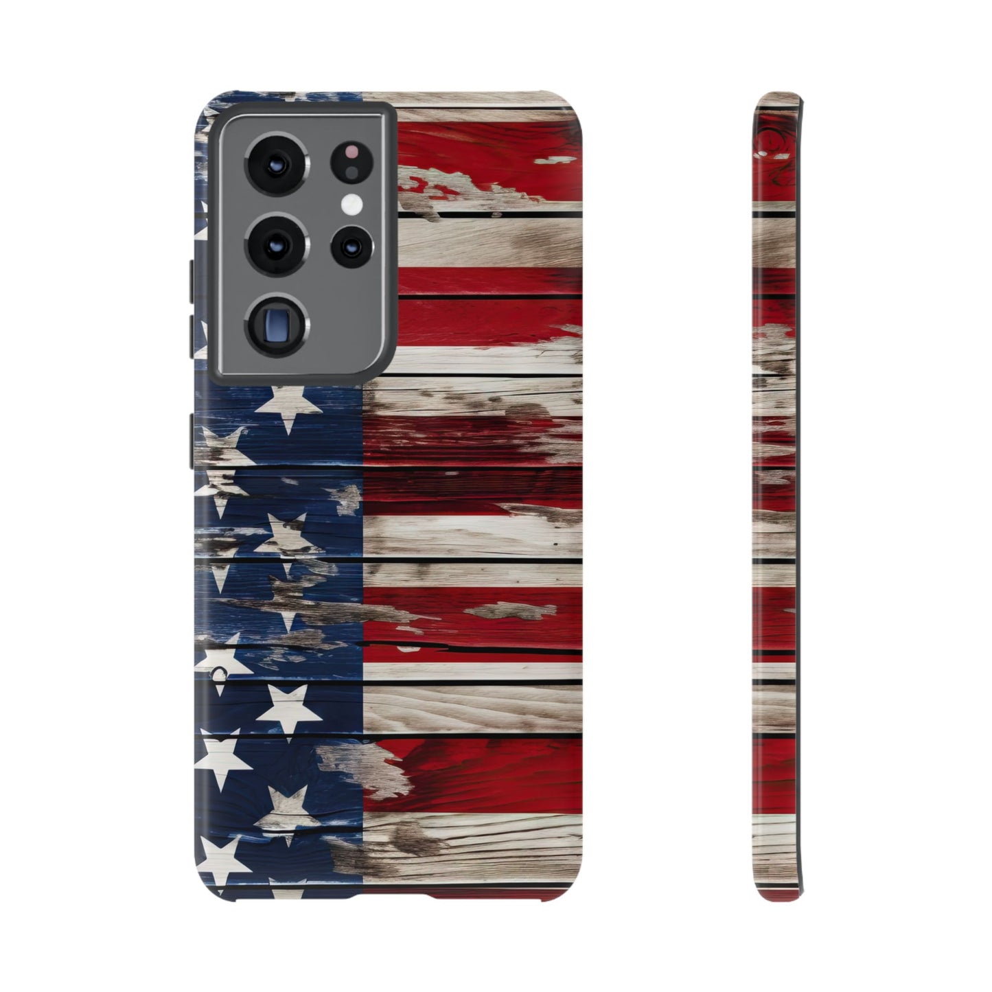 Wood Stars Stripes Tough Case