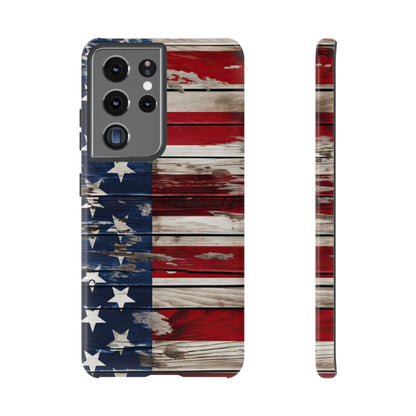 Wood Stars Stripes Tough Case
