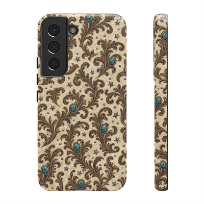 Turquoise Plume Tough Case