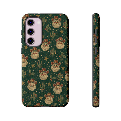 Santa Block Print Tough Case
