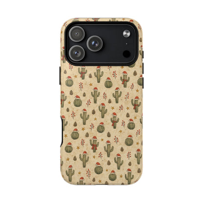 Santa Hat Saguaros Magnetic Case