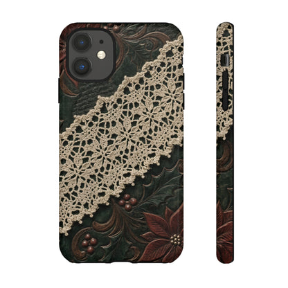 Poinsettia Lace Tough Case