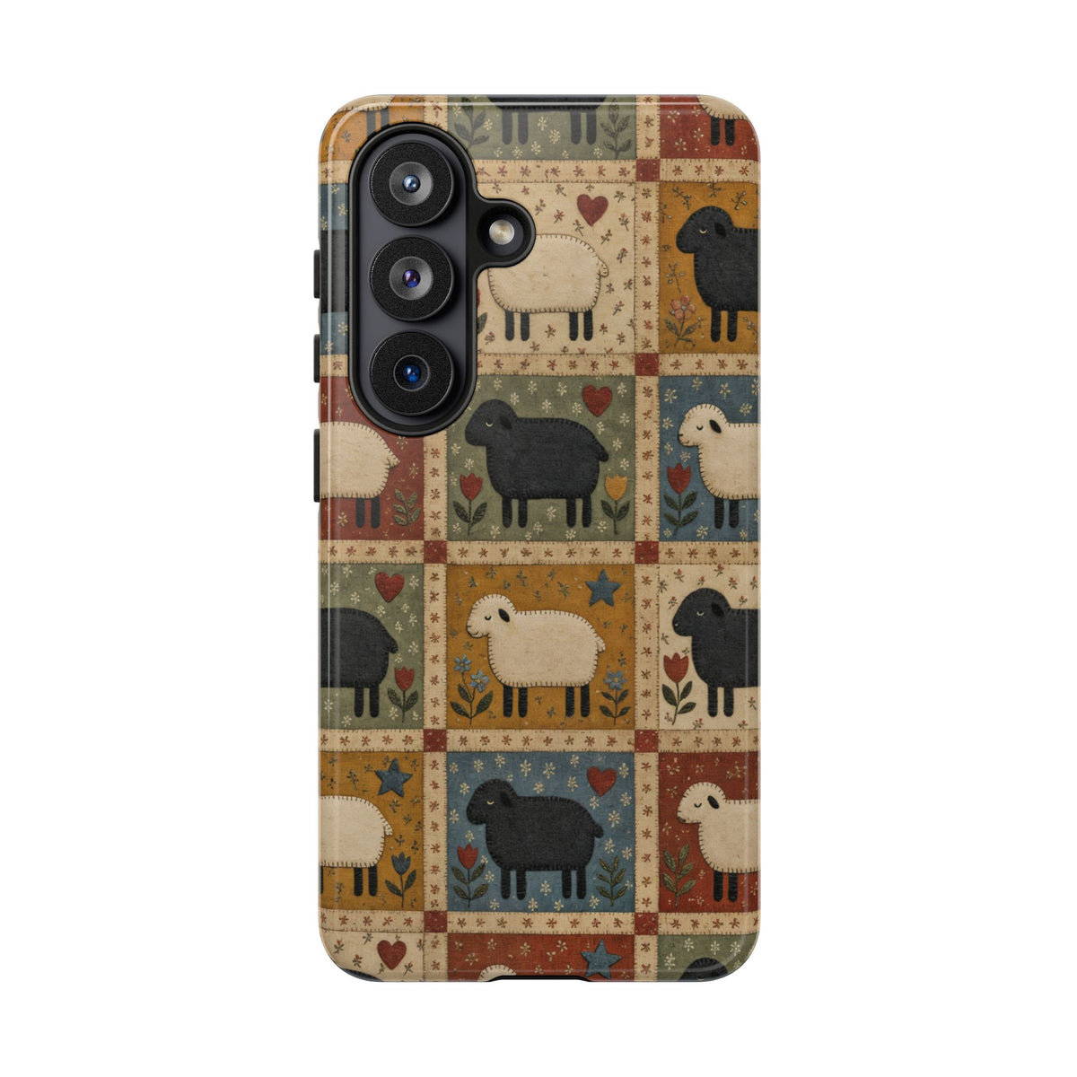 Sheep Quilt Tough Case
