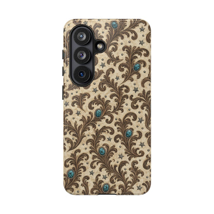 Turquoise Plume Tough Case
