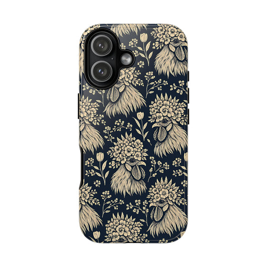 Floral Rooster Tough Case
