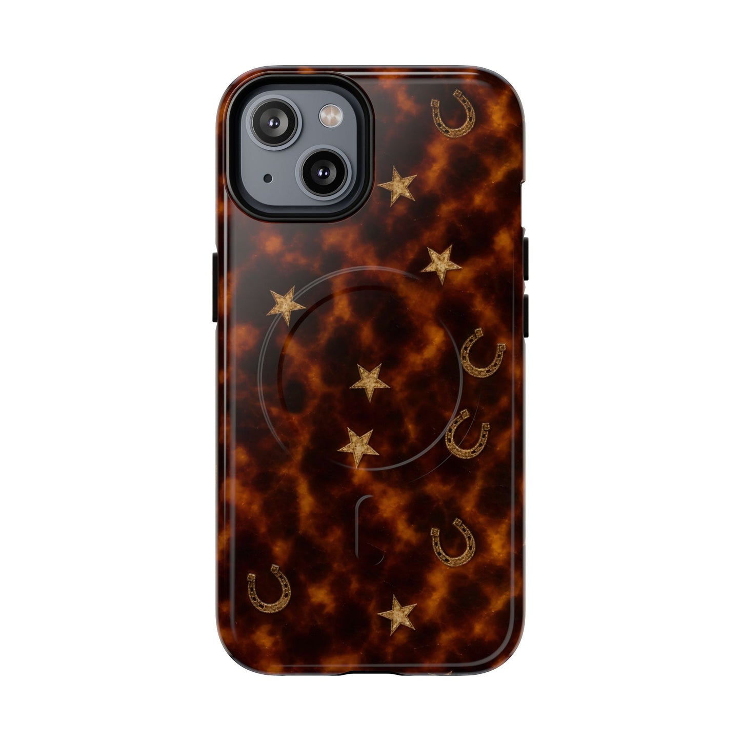 Horseshoe Tortoiseshell Magnetic Case