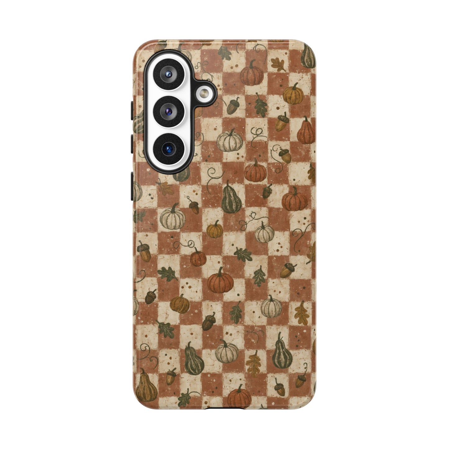 Pumpkin Checker Tough Case