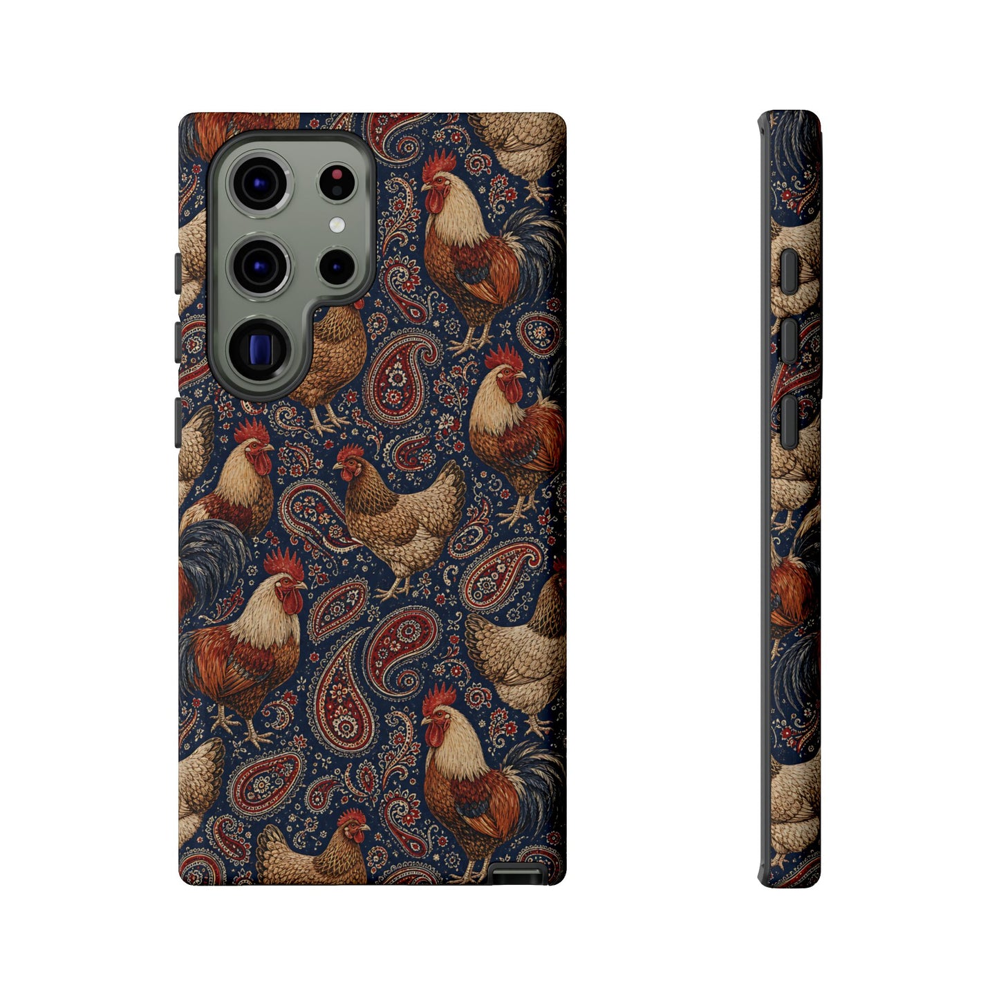 Patriotic Paisley Chickens Tough Case