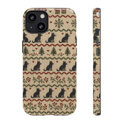 Black Cat Sweater Tough Case