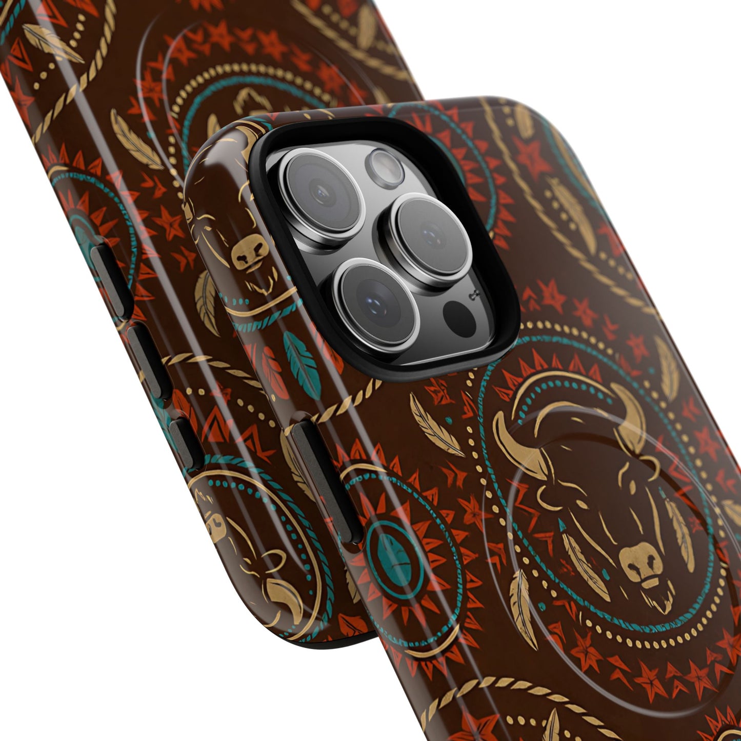 Bison Mandala Magnetic Case