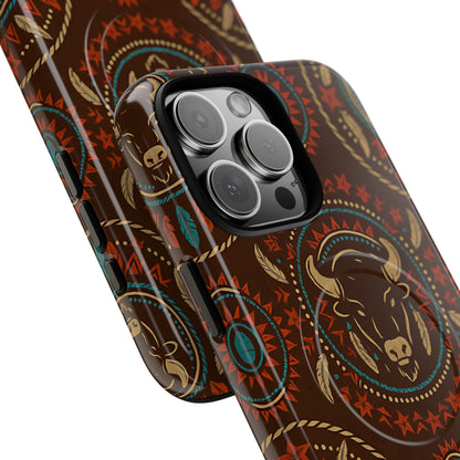 Bison Mandala Magnetic Case