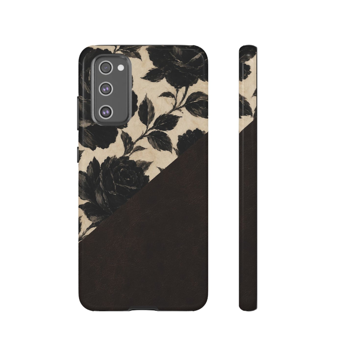 Rose Leather Tough Case