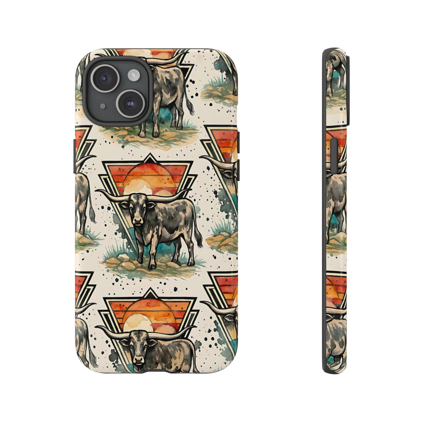 Retro Longhorn Tough Case