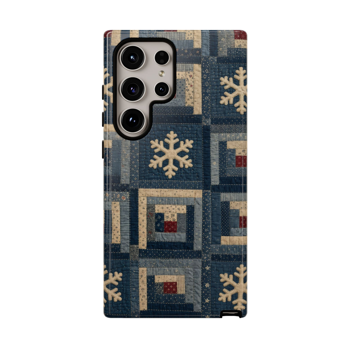 Snowflake Quilt Tough Case