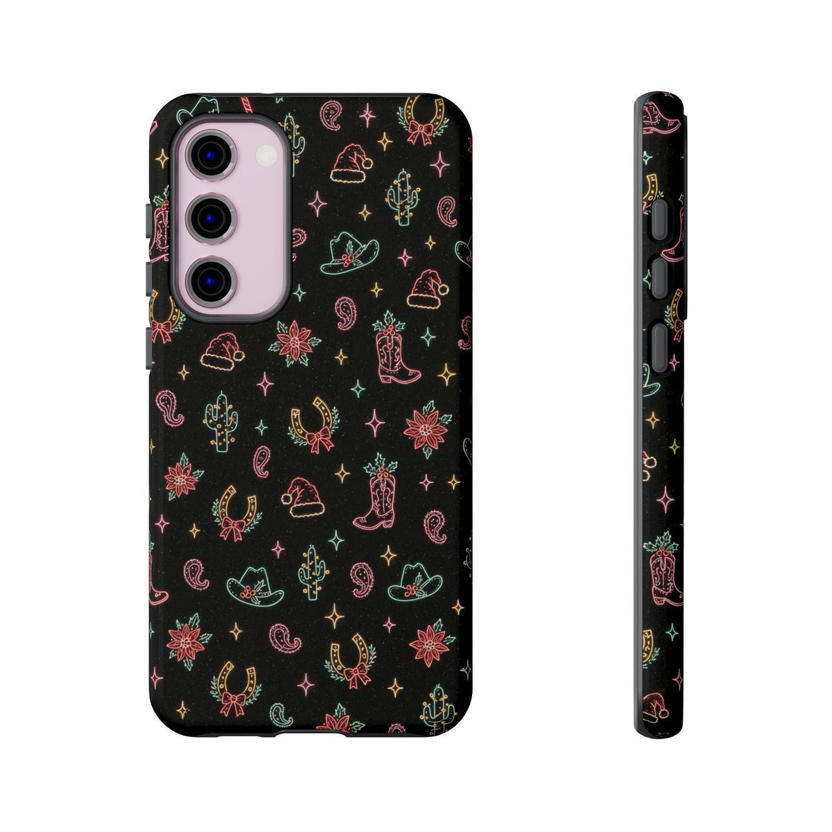 Neon Holiday Doodles Tough Case