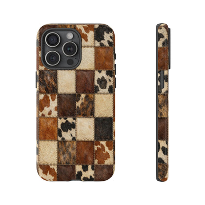 Cowhide Quilt Tough Case