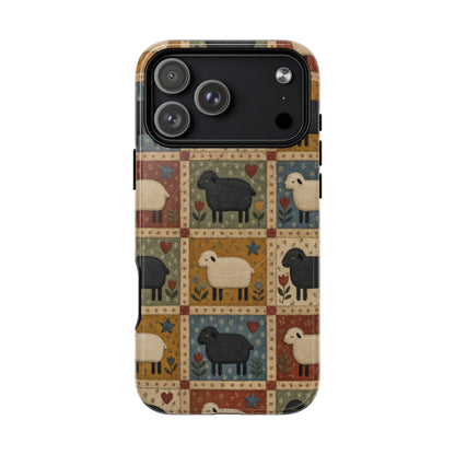 Sheep Quilt Magnetic Case