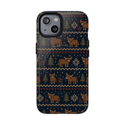 Highland Cow Sweater Magnetic Case