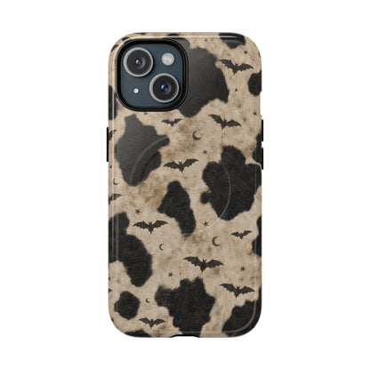Cowhide Bats Magnetic Case