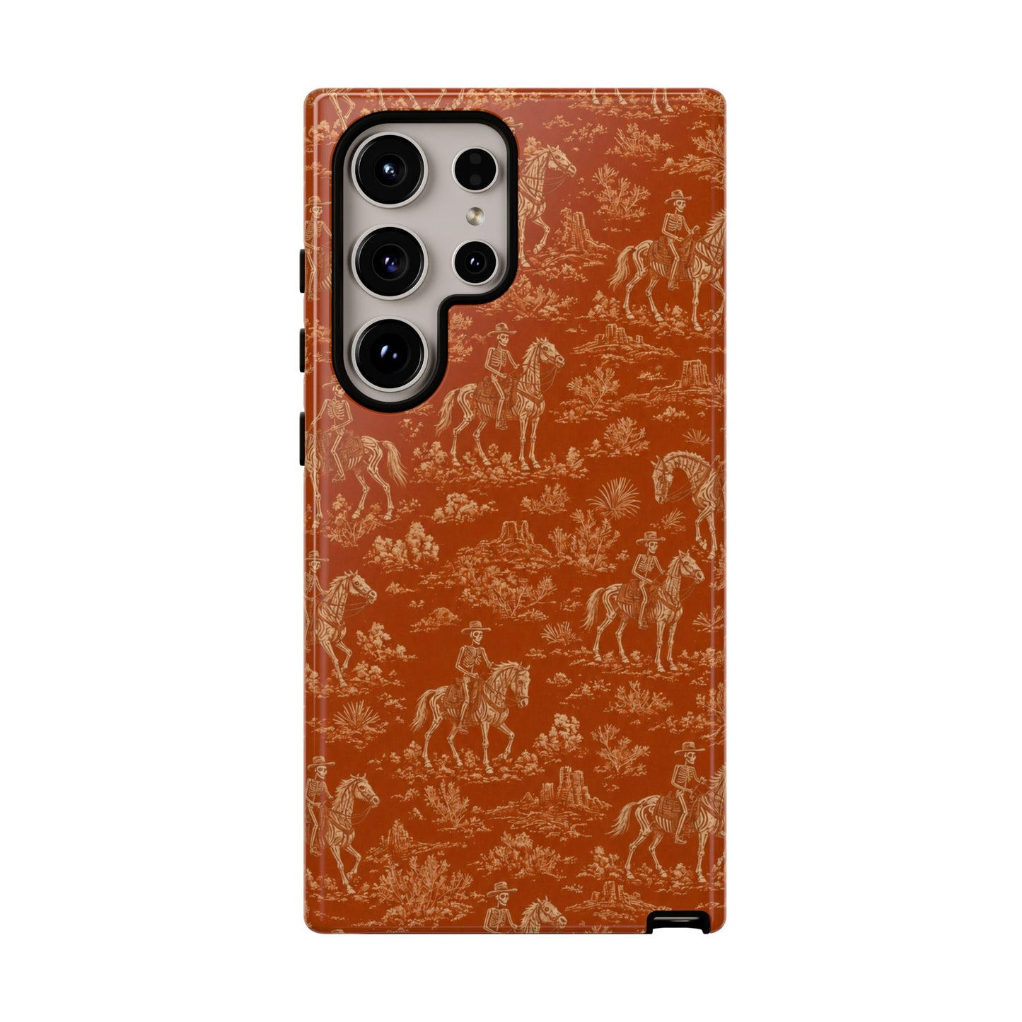 Cowboy Skeleton Toile Tough Case
