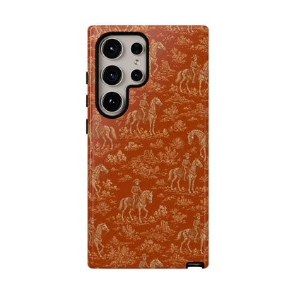 Cowboy Skeleton Toile Tough Case