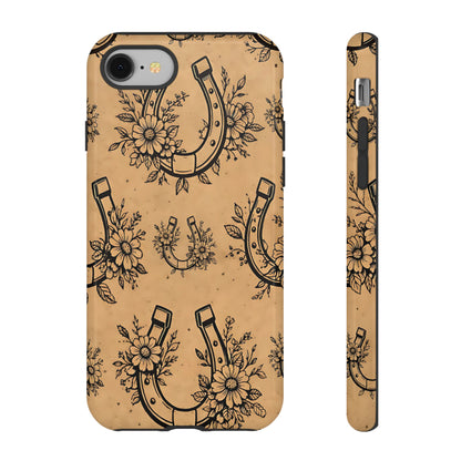 Floral Horseshoes Tough Case