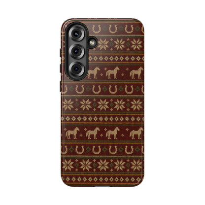 Fair Isle Horses Tough Case