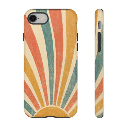 Retro Sun Rays Tough Case
