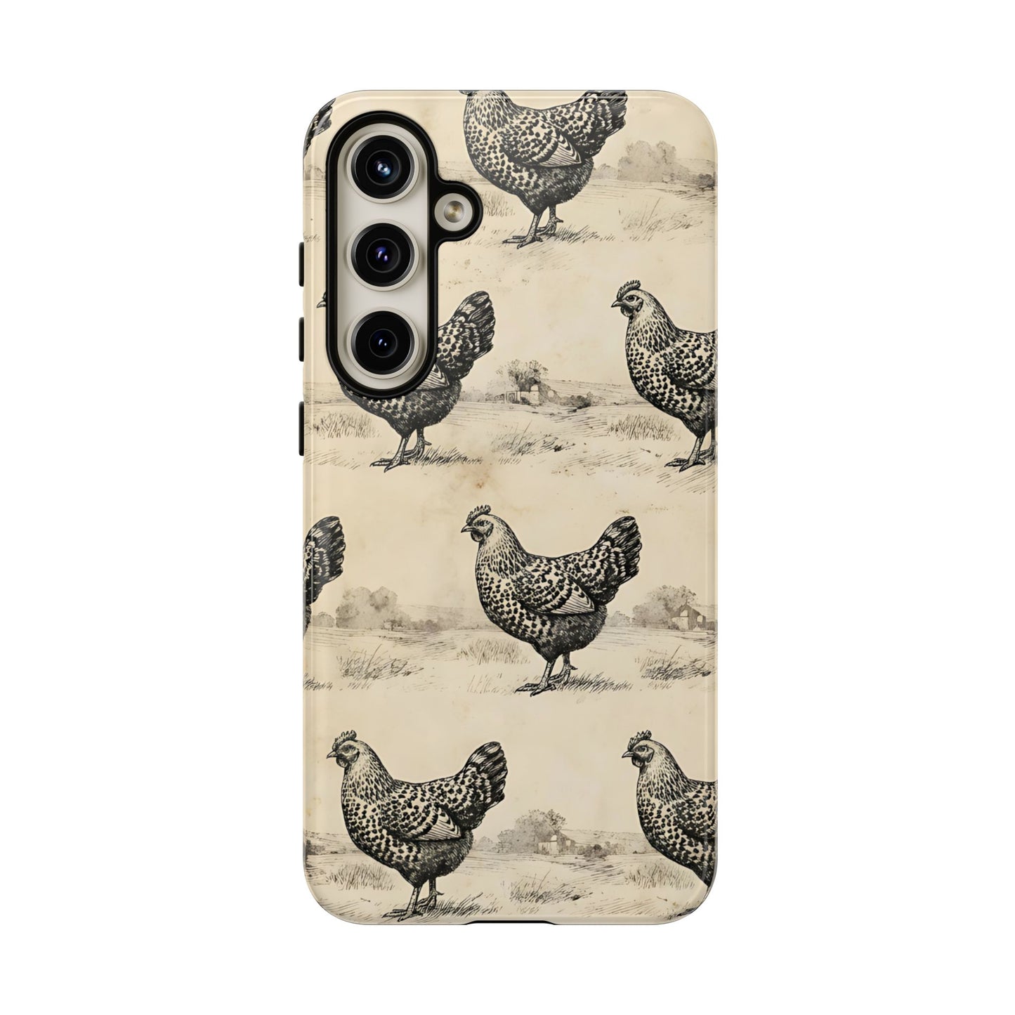 Vintage Chickens Tough Case