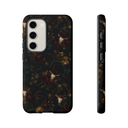 Bull Skull Bloom Tough Case
