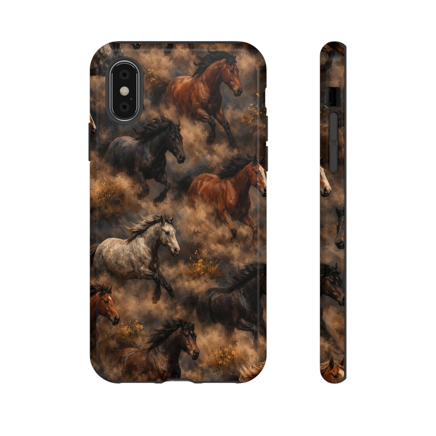 Running Horses Tough Case